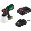 Parkside® Aku striekacia pištoľ na farbu Pfsa 20-Li B2 + Smart akumulátor 20 V/4Ah + Nabíjačka 20 V/4,5 A (800011279)