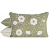 Eurofirany Vyšívaná obliečka na vankúš WIOSNA zelená Bavlna/Acryl/Pes 35x50 cm