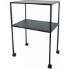 Kovový servírovací stolík na kolieskach 40x60 cm Trolly – Spinder Design