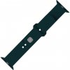 Set silikónových remienkov FIXED Silicone Sporty Strap pre Apple Watch 38/40/41mm, tmavo zelená