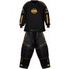 Zone floorball PRO3 SUPERWIDE set M, čierna / zlatá, Bez masky