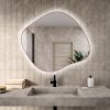 Baltica Design Bright Stain III zrkadlo 70x60 cm s osvetlením ružová 5904107932040