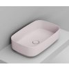 Ceramica Dolomite Noemi umývadlo 62x38 cm obdĺžnik pultové umývadlo ružová matná D311065