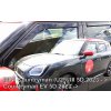 Deflektory - protiprievanové plexi Mini Countryman 5D od 2024 (+zadné)