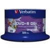 VERBATIM DVD+R(50-pack)DoubleLayer/Spindle/8X/8.5GB/Printable/NoID