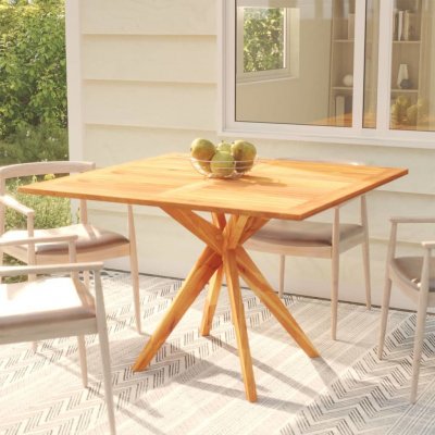 Prolenta Záhradný stôl Prolenta Premium 110x110x75 cm z masívneho dreva akácie