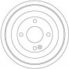 Brzdový bubon TRW DB4552