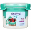 Sistema TO GO Krabička na desiatu + miska, lyžička, 530 ml, zelená