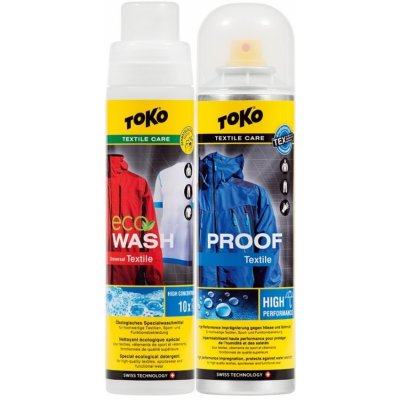 Sprej TOKO Duo Pack,Textile Proof & Textile Wash,250ml 092-5582504