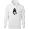 Eat sleep tennis - Mikina pánska Cape s kapucňou - XL ( Biela )