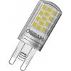 OSRAM HOMELIGHTING 4058075758087 LED En.trieda 2021 E (A - G) G9 špeciálny tvar 4.2 W = 40 W teplá biela (Ø x v) 19 mm x 19 mm 5 ks; 4058075758087