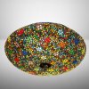 Mosaic stropná lampa stropnica orient Melon KVETY Ø38