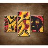 Abstraktný motív 28 - 3dielny 90x60cm