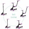 QPLAY Kolobežka / odrážadlo Sema Evo s LED svetlami Violet, vek 1 - 6 rokov, do 50 kg