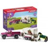 Schleich 42346 Pick up s prívesom pre kone
