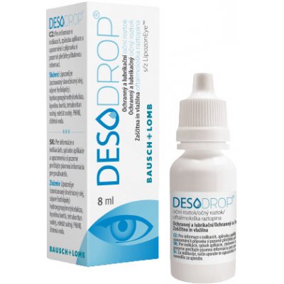 Desodrop ochranný a lubrikačný očný roztok 8 ml