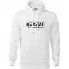 Periodická tabulka - Nasrat - Mikina pánska Cape s kapucňou - 3XL ( Biela )