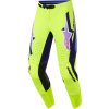 ALPINESTARS nohavice SUPERTECH VISTA žltá fluo/fialová/čierna 2026 - 30