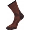 Unisex ponožky ALPINE PRE KEROWE hnedá S