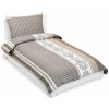 Bellatex Obliečky bavlna 90/368 ornament kávové 140x220 70x90