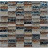 Maxwhite JSM-BL009 Mozaika sklenená kameň hnedá béžová 29,7x29,7cm sklo kamenná