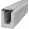 Bielbet A15 A15145X160G odvodňovací betónový žľab s pozinkovanou mrežou 1000 x 145 x 220 mm | cena za kus