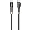 Forever Dátový kábel USB-C na USB-C 1m 3A DATUSBC60WFOBK, čierny