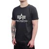 Alpha Industries Basic T-Shirt Black tričko pánske Farba: čierna, Veľkosť: S