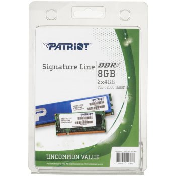 Patriot DDR3 8GB 1600MHz CL9 (2x4GB) PSD38G1600KH