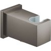 GROHE Euphoria Cube prípojka hadice s integrovaným držiakom ručnej sprchy, kartáčovaný tmavý grafit, 26370AL0