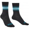Bridgedale Everyday Sock/Liner merino Endurance Boot dámske ponožky dark grey/blue