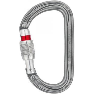 karabína PETZL AM´D SCREW-LOCK Gray