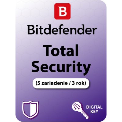 Bitdefender Total Security - 5 lic. 36 mes.