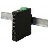 ISFG64 - Priemyselný PoE prepínač 4xPoE + 2xUplink 10/100/1000 Mbps, 120W - Pulsar