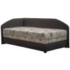 Blanar Posteľ 90x200 TURI SALINA 4004 Coffe/Salina 4004 - pravý roh čalúnené 101 cm x 86 cm x 211 cm