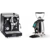 La Pavoni Cellini Classic, black + Rocket Espresso SPLUGA, chrome