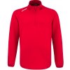 Pánska mikina CCM LOCKER ROOM FLEECE 1/4 ZIP Red S