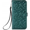Peňaženkové puzdro Honeycomb Dot Texture Case zelené – Motorola Moto G05 / E15