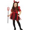 Guirca Detský kostým - Malá diablica Veľkosť - deti: M: 115-123 cm