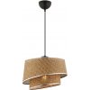 Asir Luster na lanku BARETTE 1xE27/60W/230V hnedý/lesklý chróm AS2557 + záruka 3 roky zadarmo + záruka 3 roky zadarmo