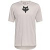 Pánsky dres na bicykel Fox, RANGER SS JERSEY FOX HEAD Biela,Čierna L