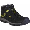 Trekové topánky Keen TARGHEE MID WP YOUTH BLACK/STEEL GREY Veľkosť: 36