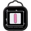 Kryt Camera Control Active Button Fit iPhone 16 Series Case Drop Glue / Clear Mag Cover Pink