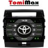TomiMax Toyota Land Cruiser Android 13 autorádio s WIFI, GPS, USB, BT HW výbava: QLED 8 Core 8GB+128GB HIGH - iba displej A,C