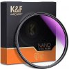 K&F Concept K&F 62mm Nano-X mäkký odstupňovaný filter ND8, HD, vodeodolný, odolný proti poškriabaniu