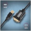 AXAGON ADS-1PQN, USB-A 2.0 - sériový RS-232 DB9-M FTDI adaptér / kábel 1.5m (ADS-1PQN)