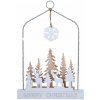 Solight LED závěsná dekorace - les s jeleny, 14x LED, 2x AA 1V249