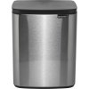 Brabantia BO Mülleimer 12 Liter Matt Steel Fingerprint Proof