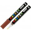 Popisovač akrylový M&G Acrylic Marker 2 mm, Brown Red S413