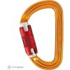 Petzl SMD TWIST LOCK karabína s poistkou zámku twist-lock, oranžová